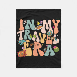 In Mijn Reis Tijdperk Vliegtuig Avontuur T-shirt I Fleece Deken