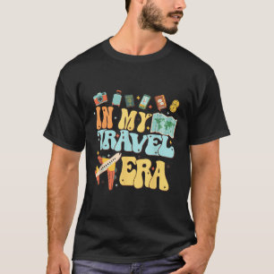 In mijn reistijd Grappig Reiziger Vliegtuig Zomer  T-shirt