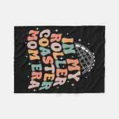 In mijn Roller Onderzetter Mom Era Moederdag Fleece Deken (Voorkant (Horizontaal))