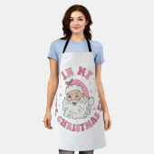 In mijn roze kerst tijdperk Schort (Gedragen)