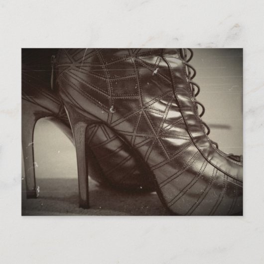 In mijn schoenen lopen briefkaart (Voorkant)