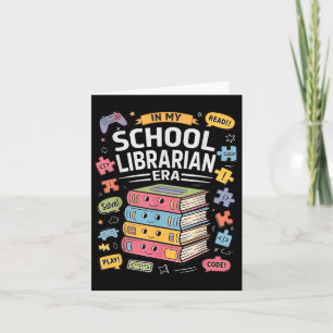 In mijn school bibliothecaris tijdperk grappig ter kaart
