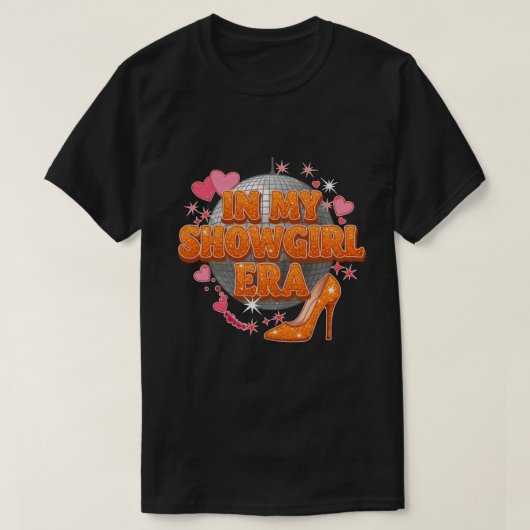 In mijn Showgirl Era Disco Ball Sparkle Mannen T-shirt (Design voorkant)