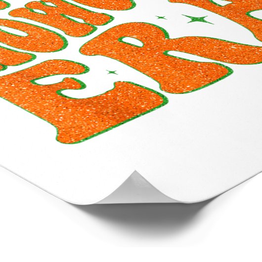 In mijn Showgirl Era Groovy Graphic Outfit Vrouwen Poster (Hoek)