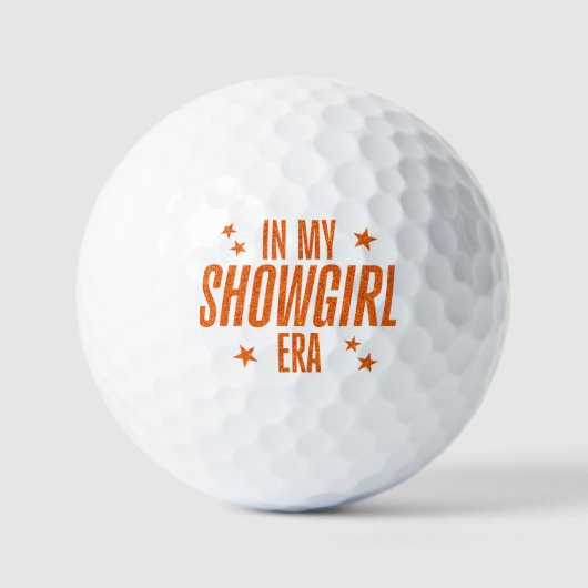 In mijn Showgirl tijdperk Golfballen (Voorkant)