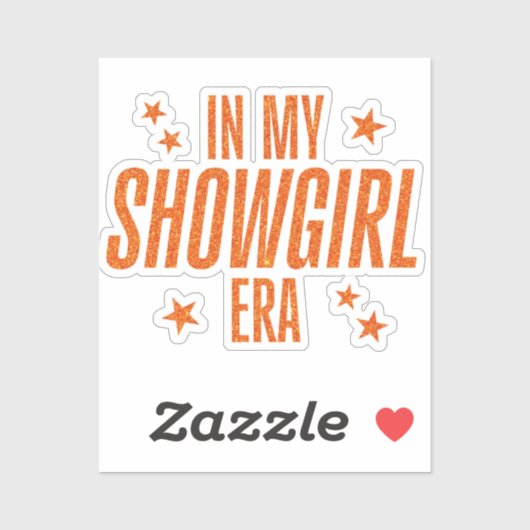 In Mijn Showgirl Tijdperk Sticker (Vel)