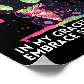 In mijn sierlijke stride omarm ik stoïcijnse elega poster (Hoek)