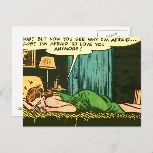 In mijn slaapkamer briefkaart (Voorkant / Achterkant)