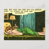 In mijn slaapkamer briefkaart (Voorkant)