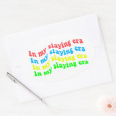 "In mijn slay era" sticker (veelkleurig) (Envelop)