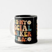 In mijn sociale werktijd tweekleurige koffiemok (Voorkant links)