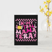 In Mijn Softball Mama Era Grappige Halloween Famil Kaart (Gele Bloem)