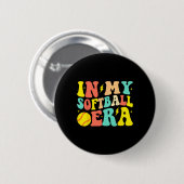 In Mijn Softll Tijdperk Groovy Softll Meisjes Ronde Button 5,7 Cm (Voorkant /achterkant)