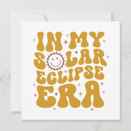 In mijn Solar Eclipse Era Design PNG SVG Cut File Feestdagenkaart