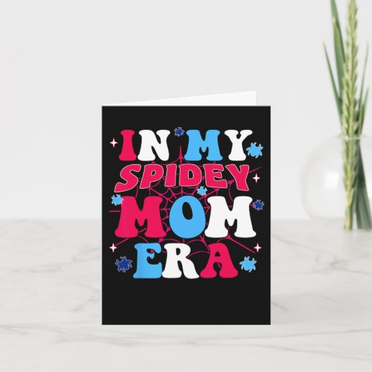 In mijn Spidey Mom Moederdag Kaart (Voorkant)
