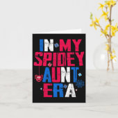 In Mijn Spidey Tante Moederdag Auntie Matching Ond Kaart (Gele Bloem)