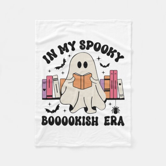 In mijn spookachtige boekachtige tijdperk spookboe fleece deken (Voorkant)