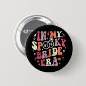In mijn spookachtige bruid tijdperk Halloween brui Ronde Button 5,7 Cm (Voorkant /achterkant)