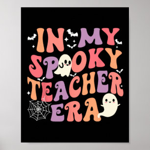 In mijn spookachtige leraar tijdperk spook Hallowe Poster