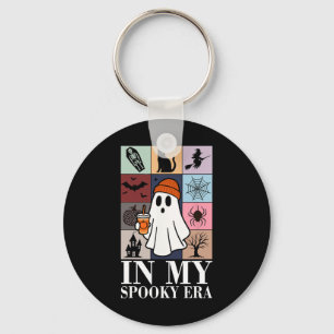 In Mijn Spookachtige Tijdperk Cute Ghost Halloween Sleutelhanger