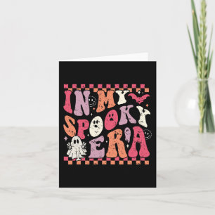 In mijn spookachtige tijdperk Groovy Hippie Hallow Kaart