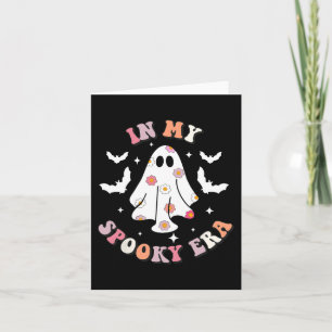 In Mijn Spookachtige Tijdperk Retro Groovy Schatti Kaart