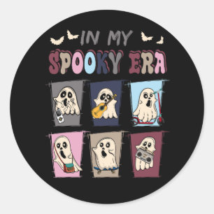 In mijn spookachtige tijdperk spookachtig seizoen ronde sticker
