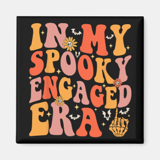 In mijn spookachtige verloofde tijdperk Groovy Wed Magneet