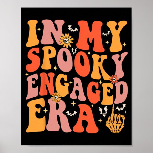 In mijn spookachtige verloofde tijdperk Groovy Wed Poster (Voorkant)