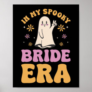 In Mijn Spookbruid Tijdperk Halloween Bachelorette Poster