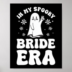 In Mijn Spookbruid Tijdperk Halloween Bachelorette Poster