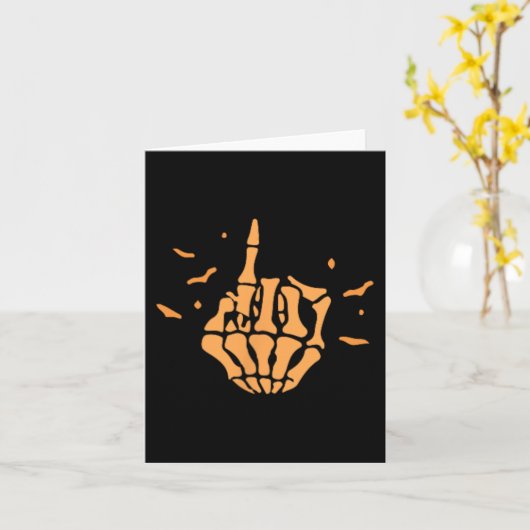 In Mijn Spooky Bride Era Groovy Spooky Seizoen Ret Kaart (Gele Bloem)