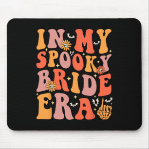 In mijn spooky bruid tijdperk groovy halloween bru muismat