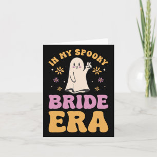 In mijn spooky bruid tijdperk Halloween Bacheloret Kaart