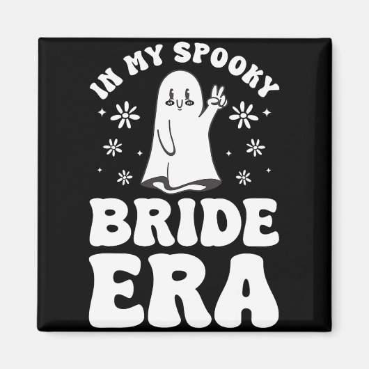 In mijn spooky bruid tijdperk Halloween Bacheloret Magneet (Voorkant)