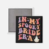 In mijn spooky bruid tijdperk Halloween bruiloft b Magneet (Voorkant / Achterkant)