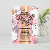 In Mijn Spooky Era Meisje Halloween Verjaardagsfee Kaart (Staand voorkant)