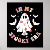 In Mijn Spooky Era Retro Groovy Schattigee Ghost S Poster (Voorkant)