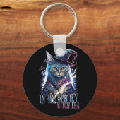 In Mijn Spooky Heks Era Halloween Kat Kostuum 2023 Sleutelhanger (Voorkant)