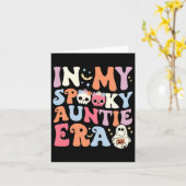 In Mijn Spooky Tante Era Halloween Groovy Witchy S Kaart (Gele Bloem)