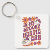 In Mijn Spooky Tante Era Retro Halloween Sleutelhanger (Voorkant)