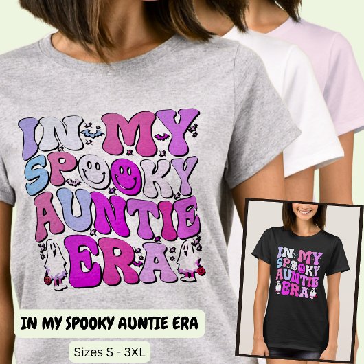 IN MIJN SPOOKY TANTE HALLOWEEN TIJDPERK T-SHIRT