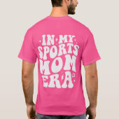 In mijn sport Moeder Era Retro Happy Face T-shirt (Achterkant)