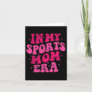 In Mijn Sportieve Moeder Tijdperk Funny Sports Mom Kaart