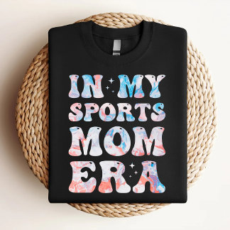 In Mijn Sportieve Moeder Tijdperk Kleurrijke Sport T-shirt
