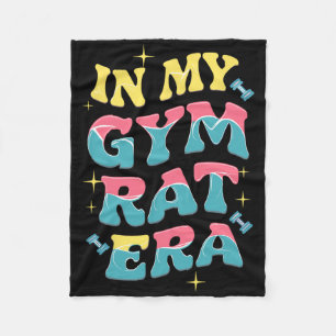 In mijn sportschool Rat Era Groovy Fitness Bodybui Fleece Deken