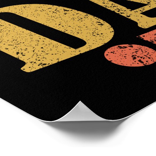 In mijn stap Pap Era Retro Stepdad Vader's Poster (Hoek)