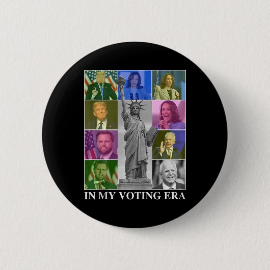 In mijn stemtijdperk ronde button 5,7 cm (Voorkant)