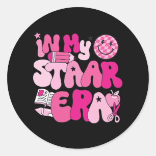 In mijn sterrentijd Teacher Squad Test Day Sch Ronde Sticker