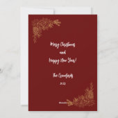 In mijn stoute tijdperk Kerstmis Kaart (Achterkant)